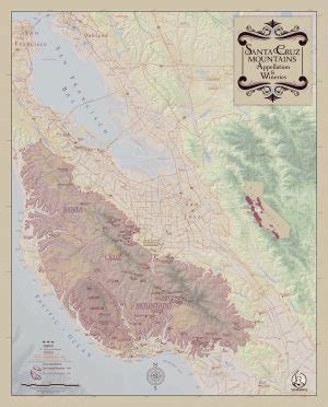 Santa Cruz Mountains AVA map Archives - VinMaps