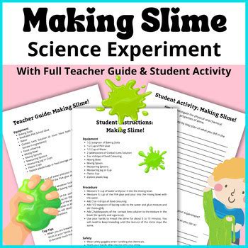 Slime Science Experiment | States of Matter | Scientific Method | STEM ...