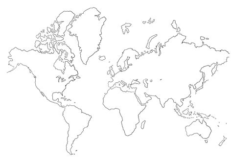 Kleurplaat Wereldkaart Kleurplaat Wereld Kleurplaten Images