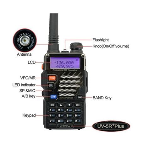 Baofeng Talkie Walkie UV 5RE PLUS Dual Band Radio VFO Cdiscount