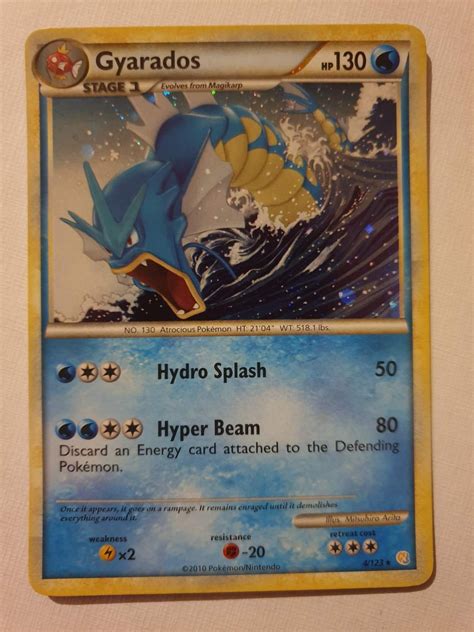 Gyarados 4 123 Holo Rare Heart Gold Soul 363855883 ᐈ Köp på