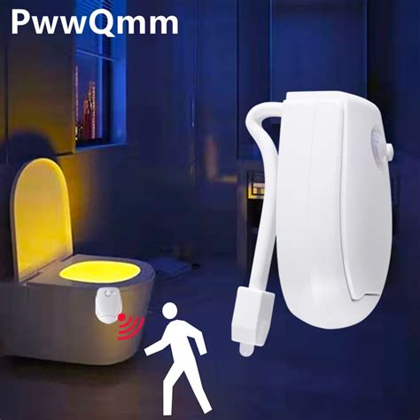 Lampe De Toilette Avec D Tecteur De Mouvement Pir Clairage De Cuvette