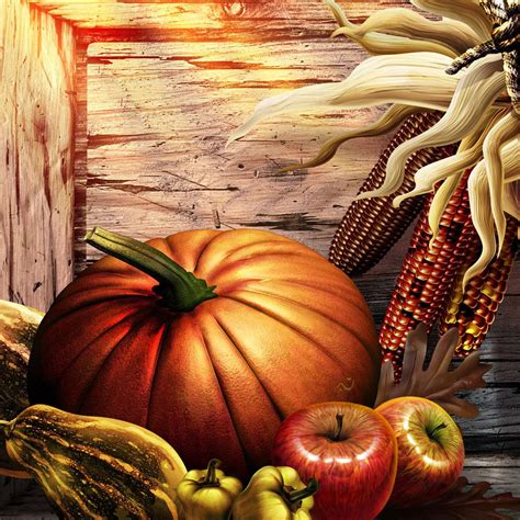 Free Thanksgiving Wallpapers for iPad: Bumper Harvest