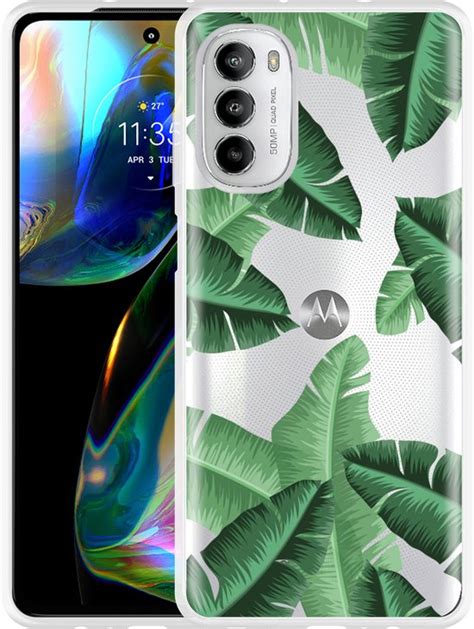 Cazy Hoesje Geschikt Voor Motorola Moto G82 Palm Leaves Bol