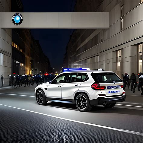 suv bmw von der seite vorne nachts im straßenverkehr foto ver