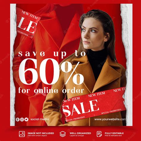 Premium Psd Fashion Sale Social Media Post Templates