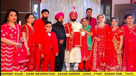 🔴wedding Ceremony 🔴 Harjit Kumar Weds Manpreet Kaur 🔴bhulla Rai Colony