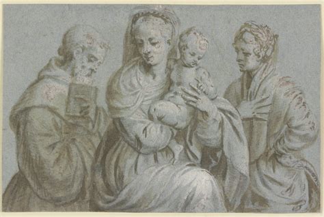 Maria Mit Dem Jesuskind Zwischen Joseph Und Der Heiligen Katharina