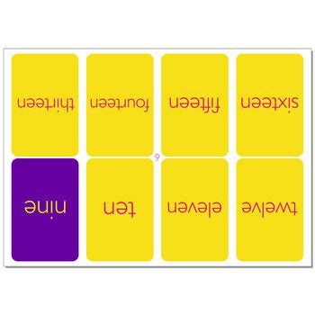 Numbers 0-100+ flashcards by Language Stuff | Teachers Pay Teachers