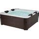 MSPA FRAME SERIES TRIBECA Square Hot Tub Spa UVC Ozone Sanitisation