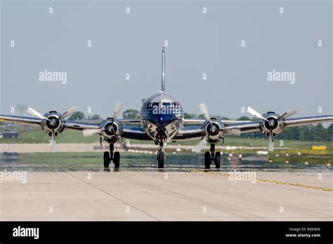 DC-6 aircraft, formerly a Yugoslavian Air Force aircraft Stock Photo ...