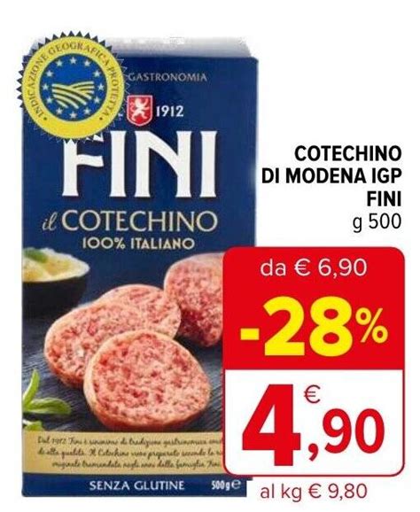 Offerta Cotechino Di Modena Igp Fini G Nel Volantino Di Iperal