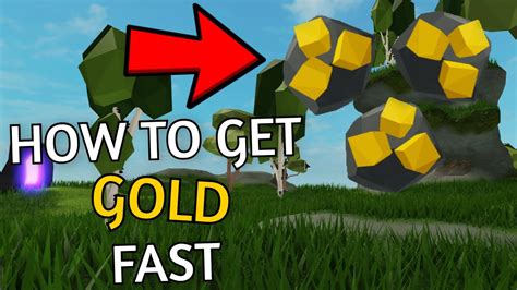 Roblox Islands How To Get GOLD EXTREMELY FAST In Skyblock EASY