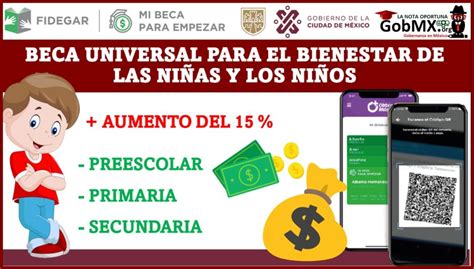 Bienestar para niñas y niños Mi Beca para empezar 2022 2023 Registro