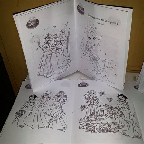 Revista Para Colorir Princesas Disney Elo7 Produtos Especiais