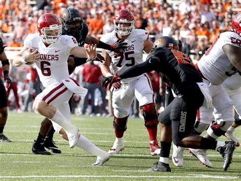 Baker Mayfields Bedlam Heisman Moment Article Photos Gallery