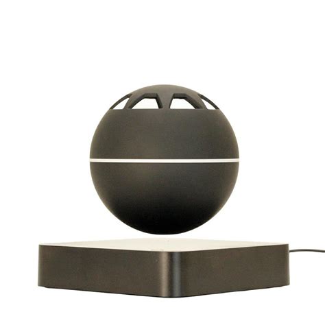 360 Rotating Wireless Magnetic Floating Levitation Bluetooth Speaker With Led Light Floating