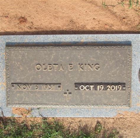 Oleta Elizabeth Lee King 1931 2019 Find A Grave Memorial