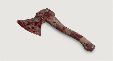 Bloody Hatchet 3d Max