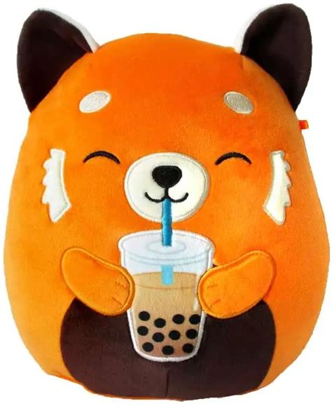 Squishmallows Seth The Red Panda 8 Plush With Tea Kellytoys Toywiz