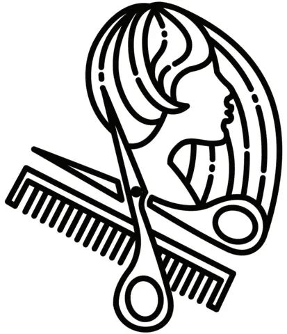 Barber Shop Image Coloring Pages Coloring Cool