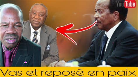 N Crologie Paul Biya En Deuil Mvondo Est D C D Aujourd Hui Youtube