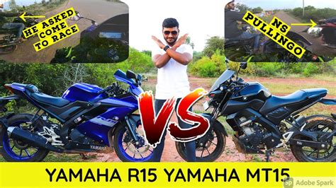 Yamaha R Vs Yamaha Mt Comparison Test Top Speed Naked Vs