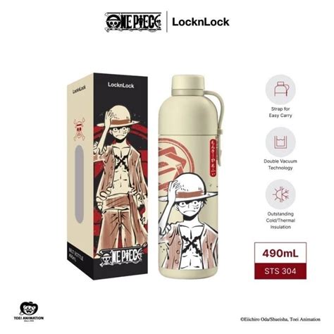 Jual LocknLock Termos Belt Tumbler Hot Cool One Piece Edition 490ml LHC4267 Monkey D Luffy