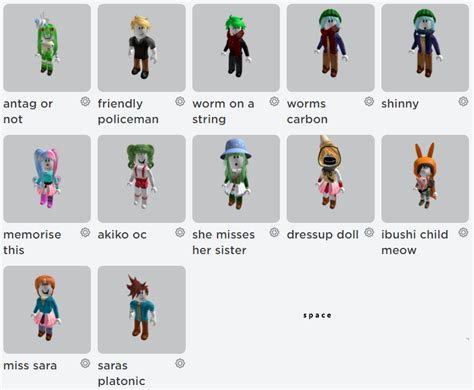 all of my yttd cosplays on roblox : r/yourturntodie