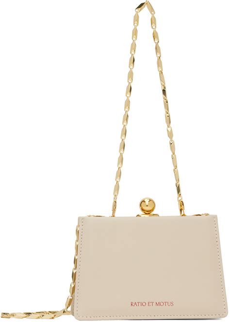 Ratio Et Motus Beige Mini Twin Bag Ssense Canada