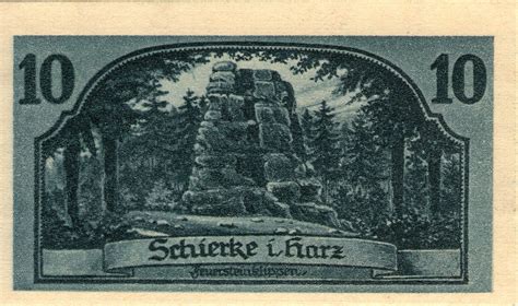 Pfennig Schierke I Harz Municipalit De Schierke Numista