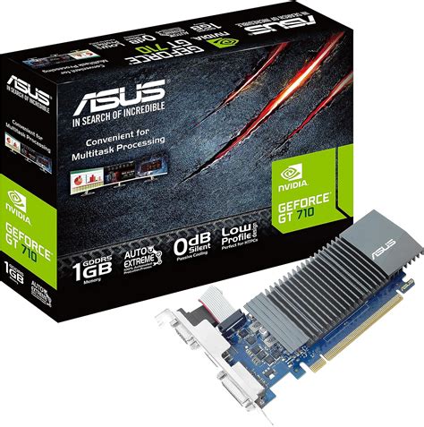 Asus Tarjeta De Video Nvidia GeForce GT 710 GT710 SL 1GD5 BRK 1GB