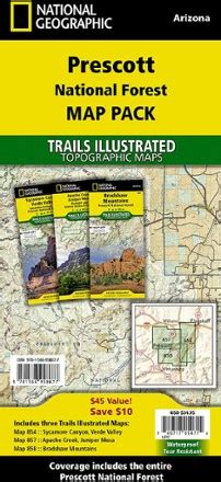 National Geographic Prescott National Forest Map Pack | REI Co-op