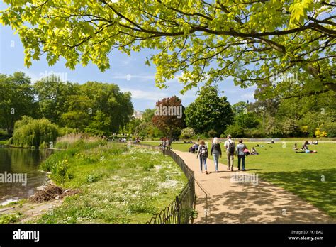 St James Royal Park, a famous park in central London and the oldest of the Royal Parks in London ...