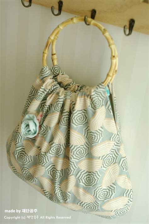 Bamboo Handle Bag Tutorial Bamboo Bag Bag Pattern Tote Bag Tutorial