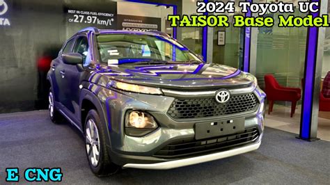 Toyota Urban Cruiser Taisor E Cng Better Than Toyota Taisor Base