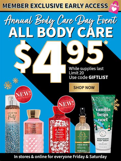 Bath And Body Works Is Having A Massive Sale On All Of Their Body Care Products Right Now