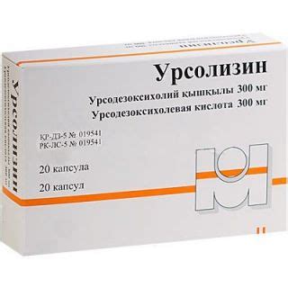 Урсолизин 300 мг №20 капс. купить, цена и отзывы, инструкция по применению