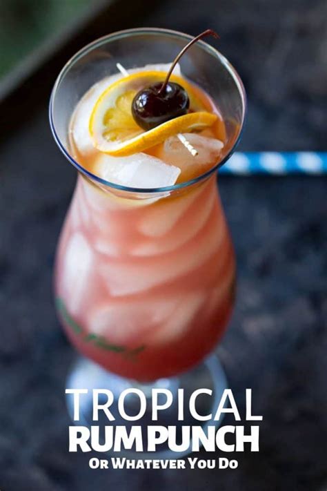 Tropical Rum Punch Delicious Hurricane Recipe