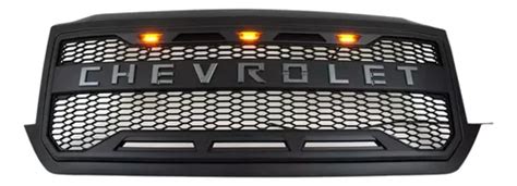 Parrilla Led Cheyenne Silverado Off Road Negra Env O Gratis