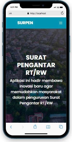 Pamer In Aplikasi Web Layanan Warga