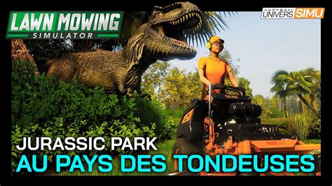 DLC Lawn Mowing Simulator DINO SAFARI Jurassic Park Au Pays Des