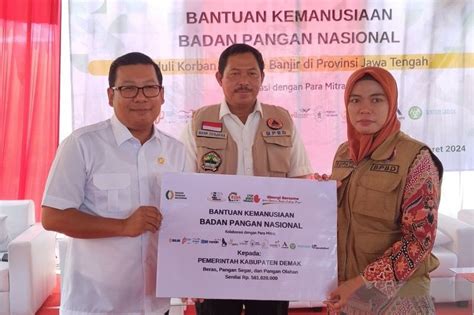 Id Food Salurkan Bantuan Pangan Ke Masyarakat Terdampak Banjir Demak