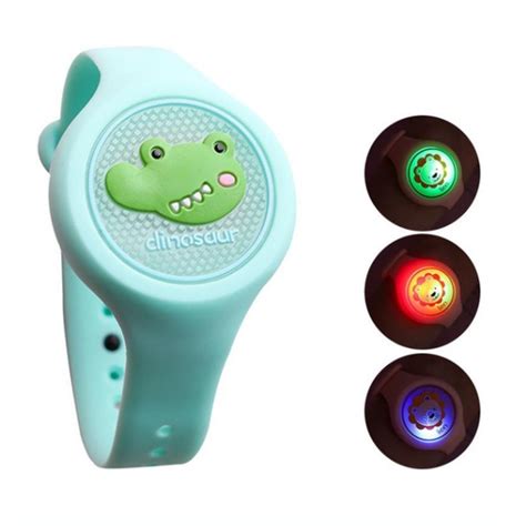 Pulseira Rel Gio Colorido Infantil Repelente De Mosquito Shopee