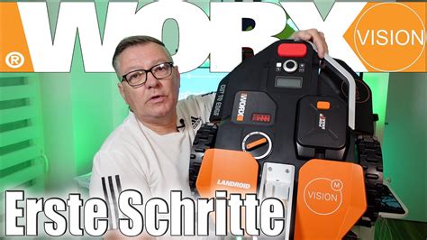 Worx Landroid Vision Erste Schritte Unboxing Einstellungen