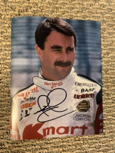 Nigel Mansell Signed Indy 500 Indianapolis 8 X 10 Photo Autographed Ebay