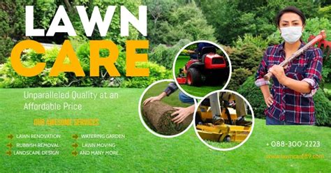 Copy Of Lawn Care Poster Template Postermywall