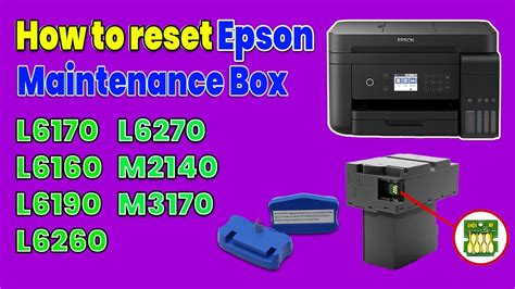 How To Reset T D Maintenance Box Epson L L L L L