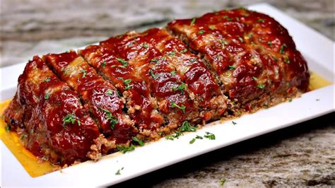 Homemade Meatloaf Recipe How To Make Meatloaf Youtube