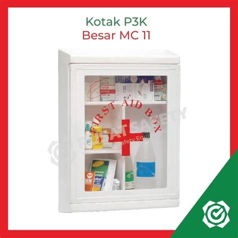 Jual Kotak P3k First Aid Box Boks Obat Besar Mc11 Pusat Safety